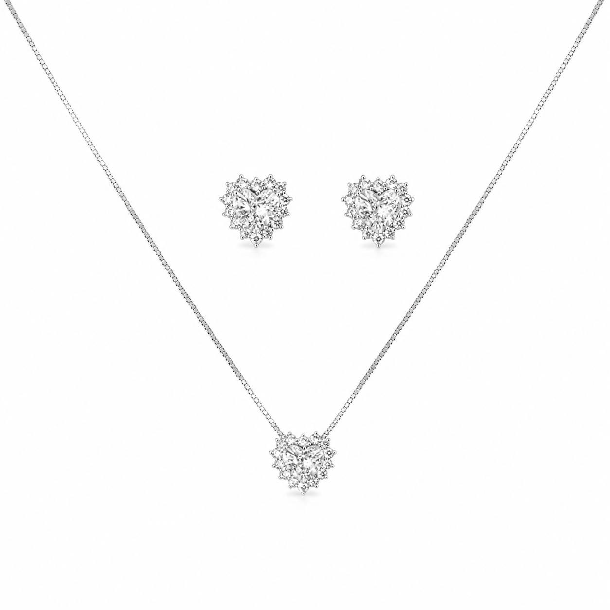 Conjunto Corações Radiante
